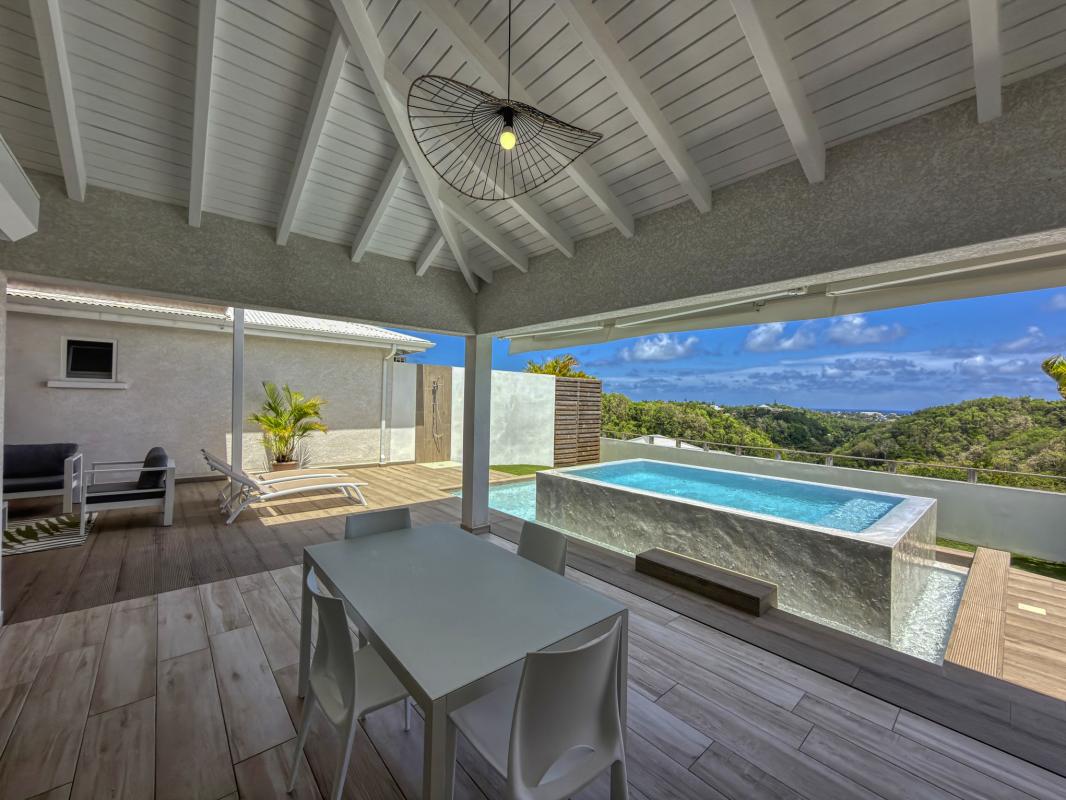 7.Location villa 2 chambres piscine vue mer Le Gosier Guadeloupe